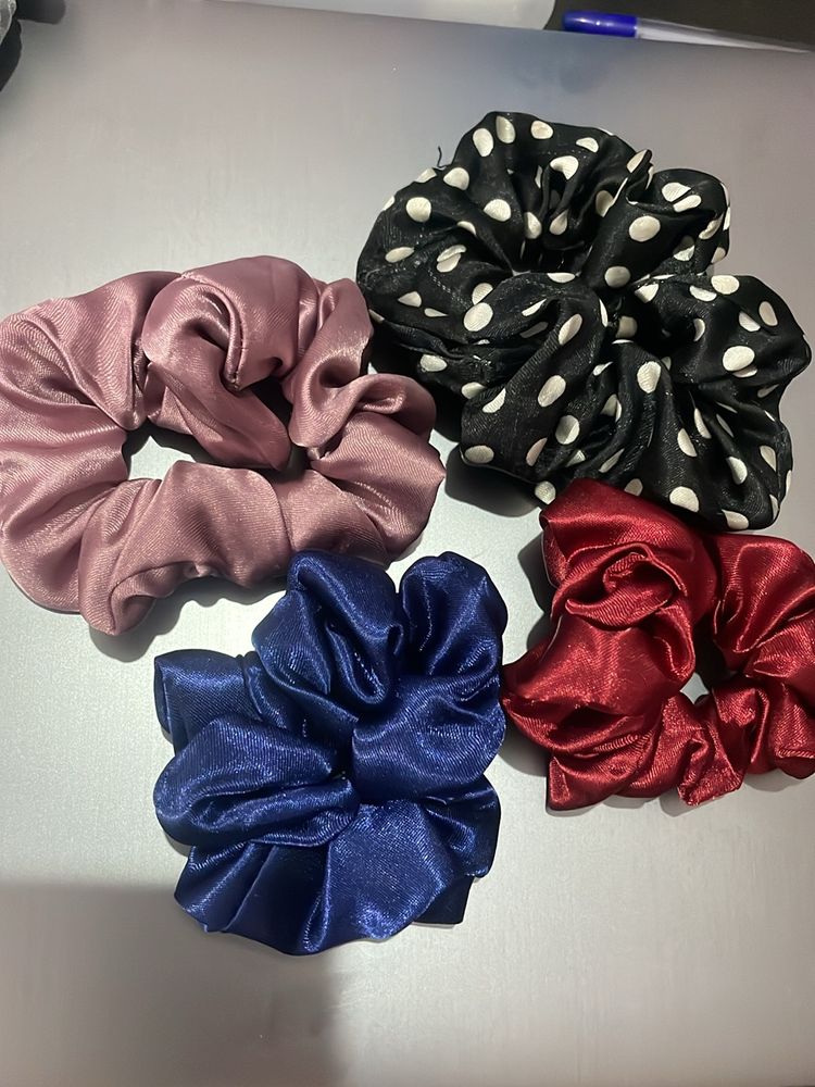 Scrunchies Pack Of 4