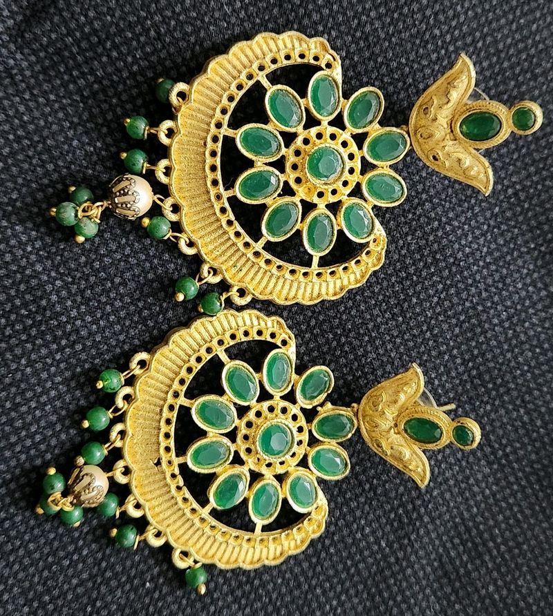 Beautiful Green Earrings