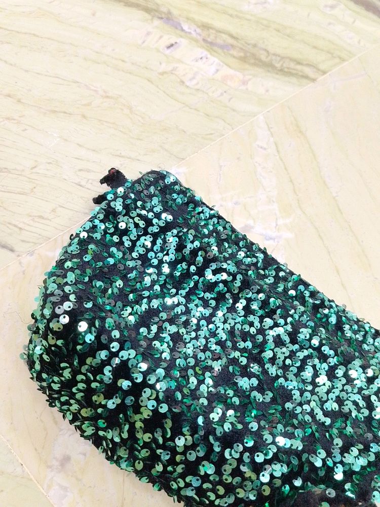 Glitter Sequence Purse