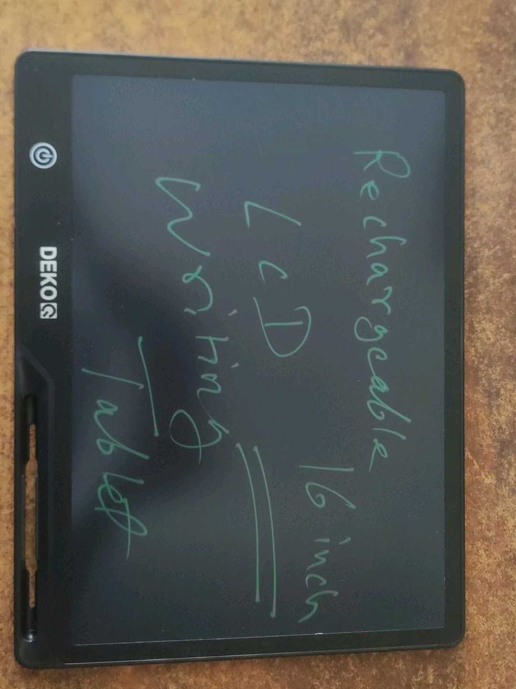 Dekoq 16inch Rechargeable Lcd writing tablet black