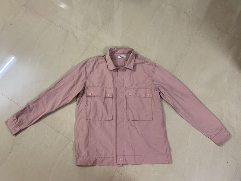 Pink Jacket With Full Sleeve