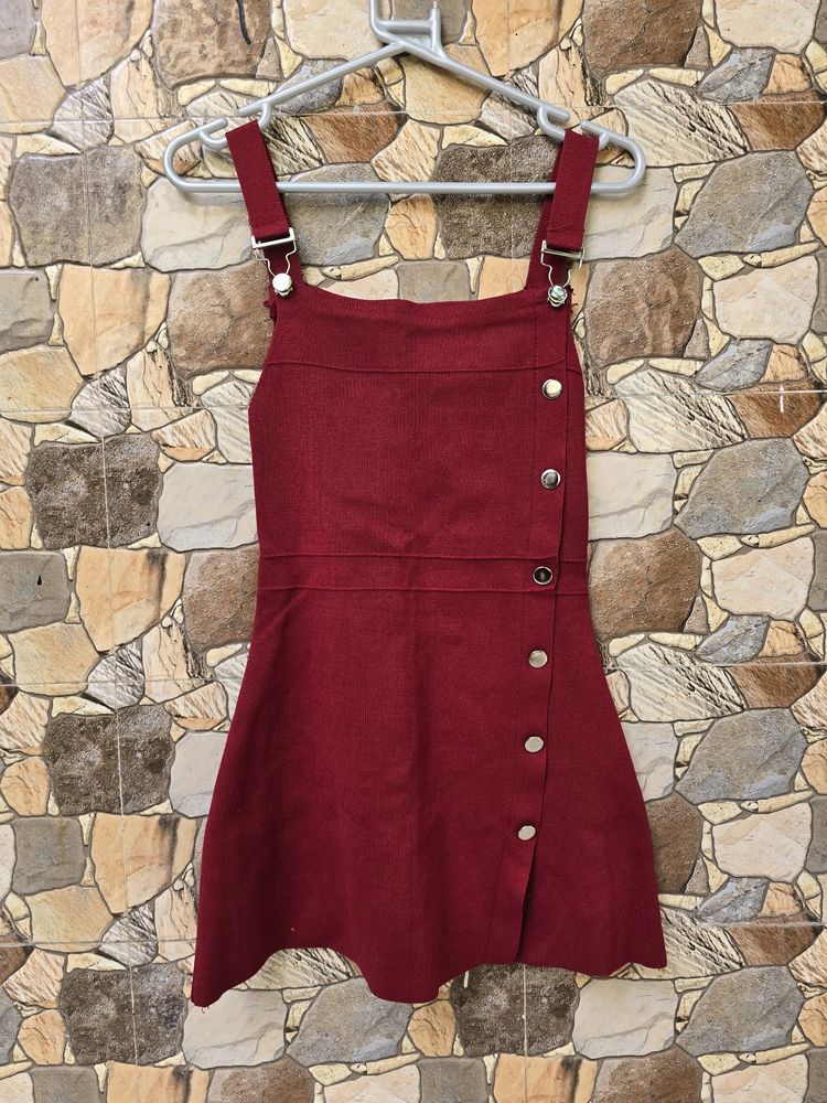 A Maroon Dress