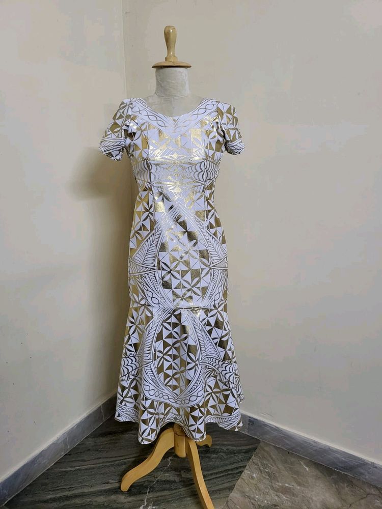 Self Print Dress