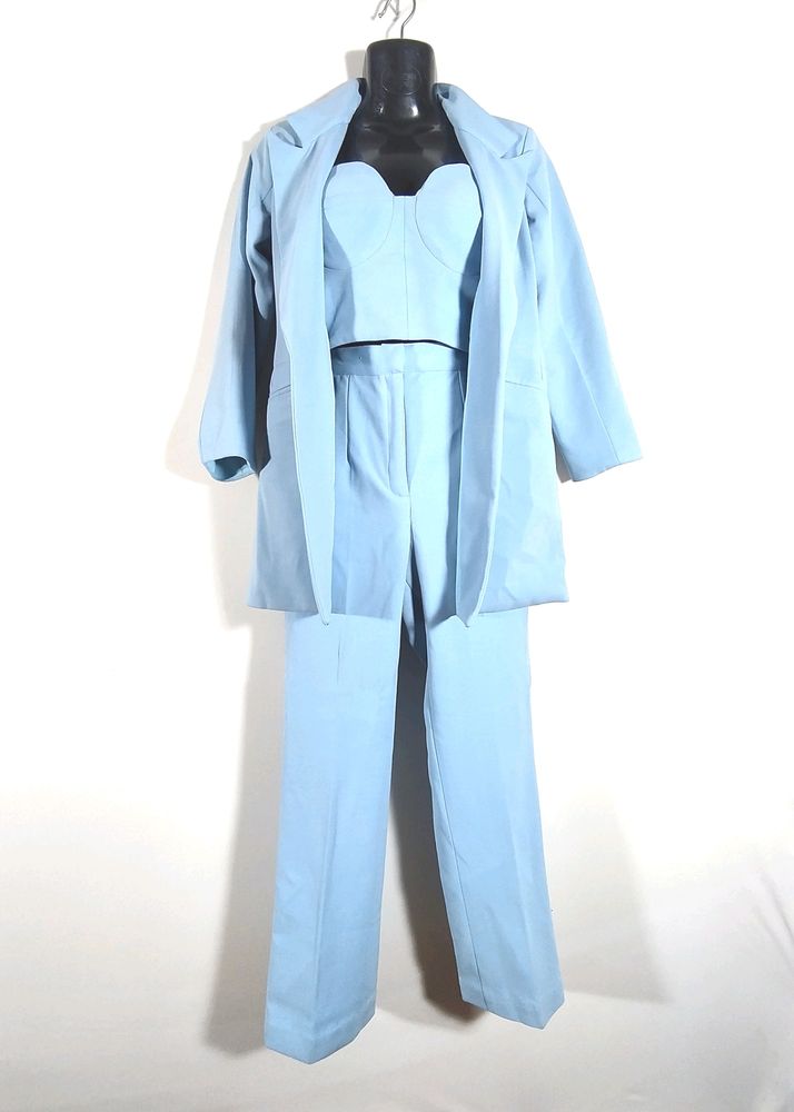 Light Blue 3 Piece Suit (Women's)