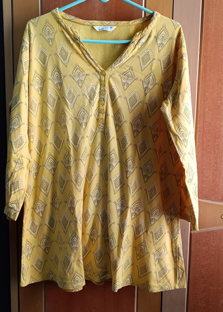 ♥️ 70. Yellow Short Kurti XXL♥️