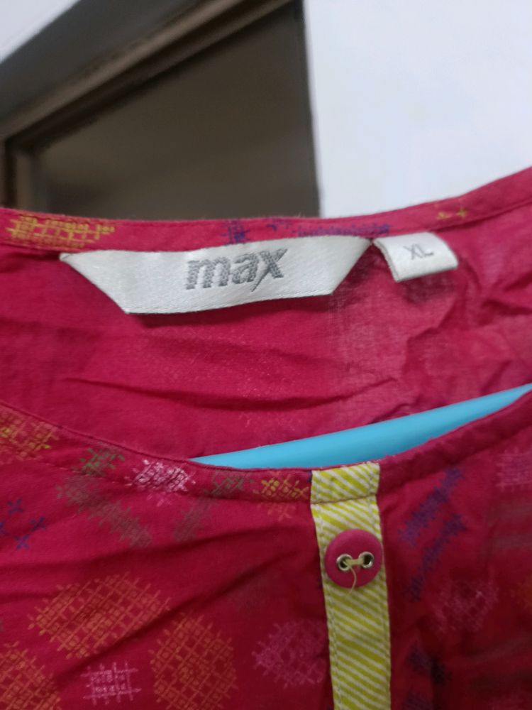 Pink Kurti From Max