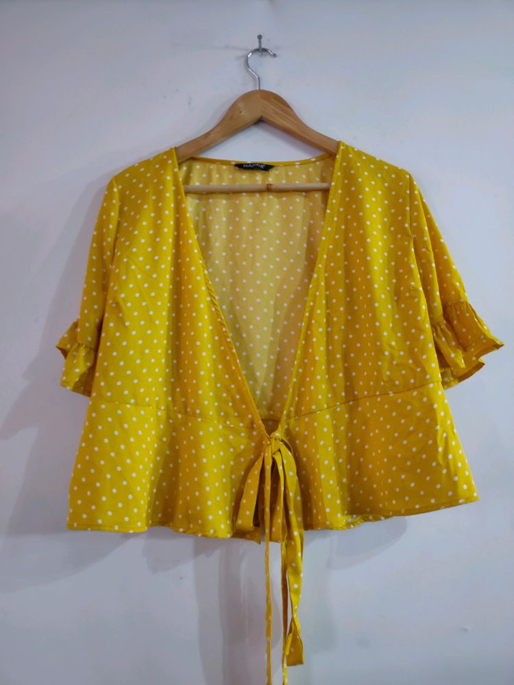 Polyester yellow Top(Women)