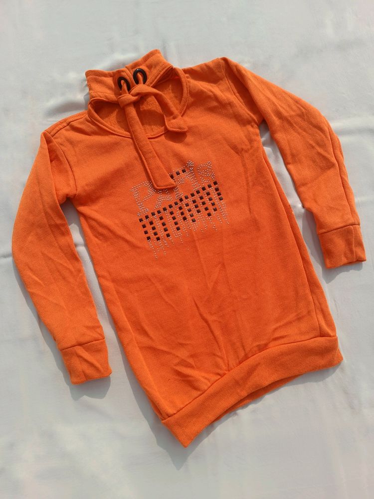 Orange sweater top (UNUSED)