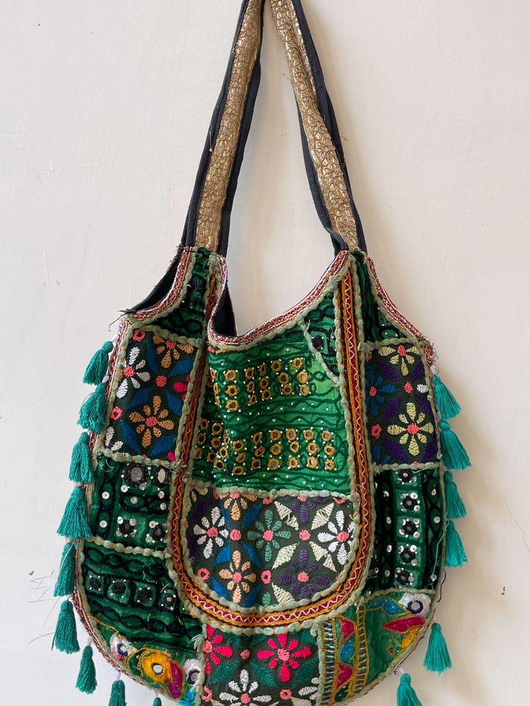 Boho Embroidered Bag From Jodhpur