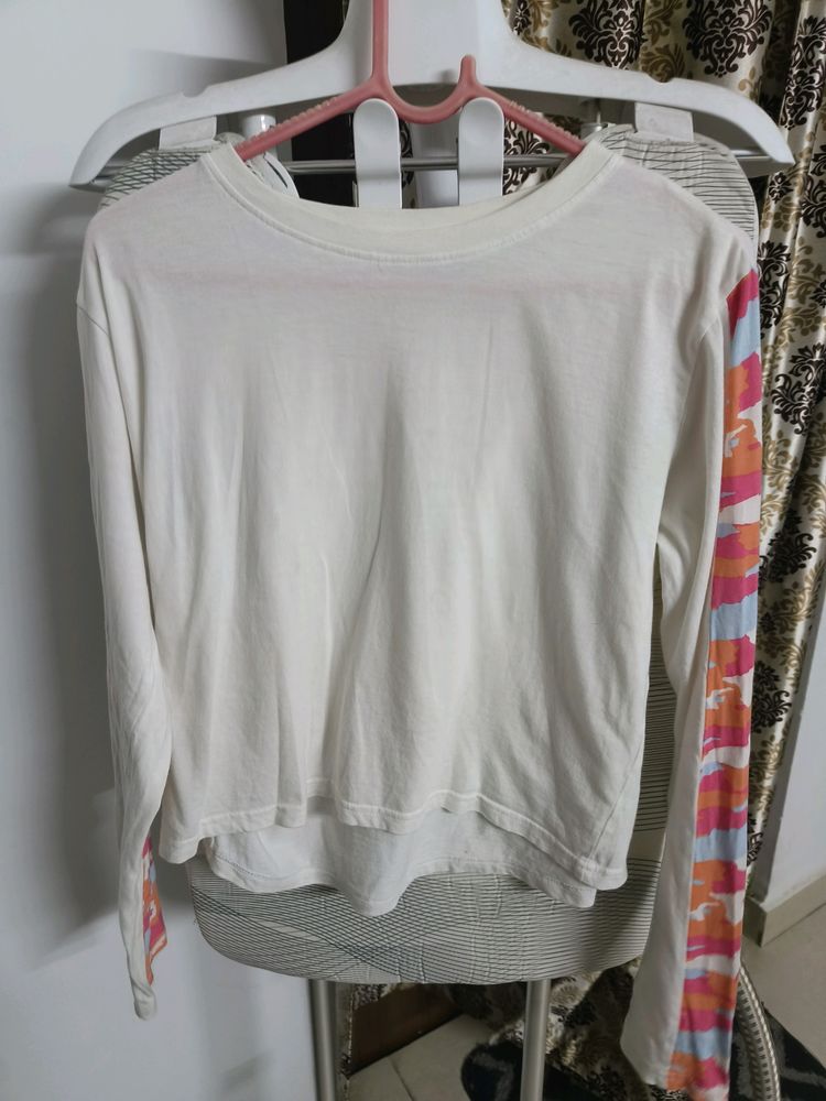 White Top Perfectly Go With Jeans