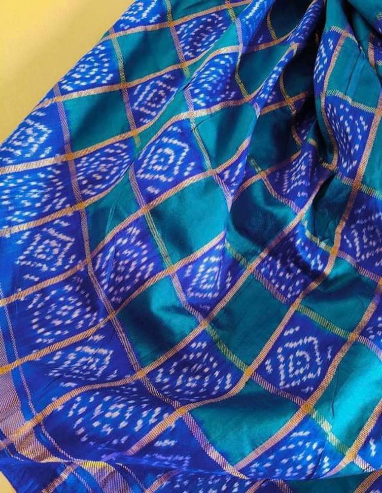 Pure Silk Gharchola Fabric