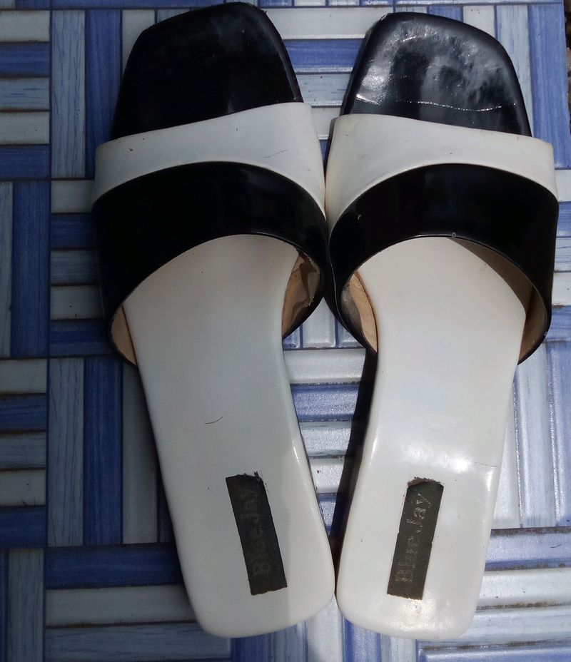 Black & White Sandals