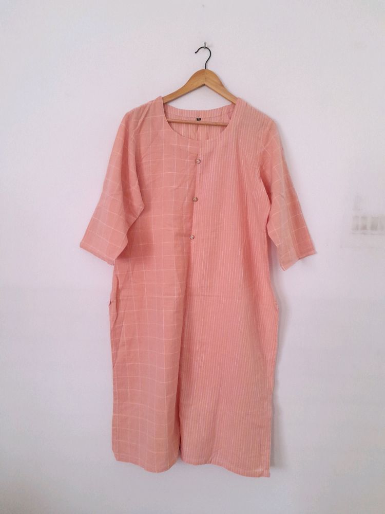 Peach  Kurta