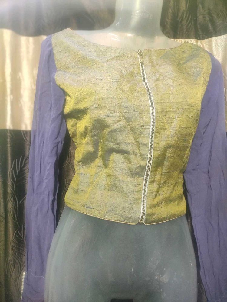 Blouse With Zip