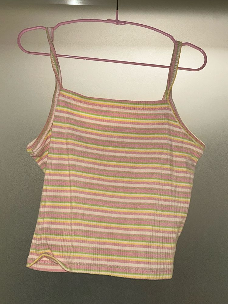 Ginger Pink Spaghetti Strap Top