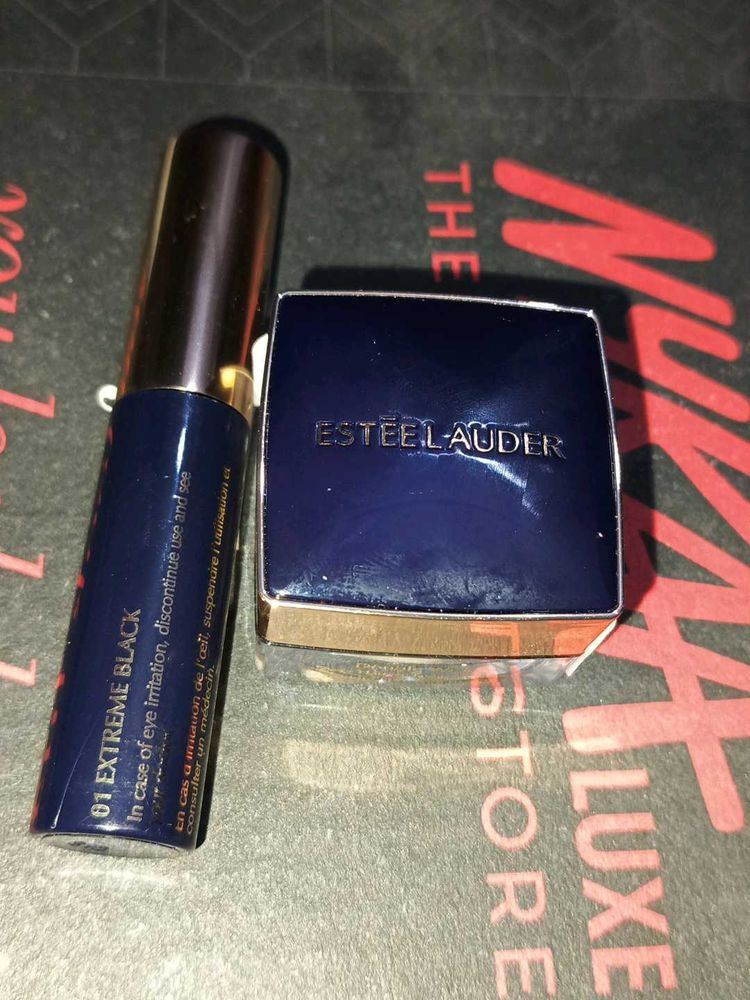 Estee Lauder Loose Powder And Mascara