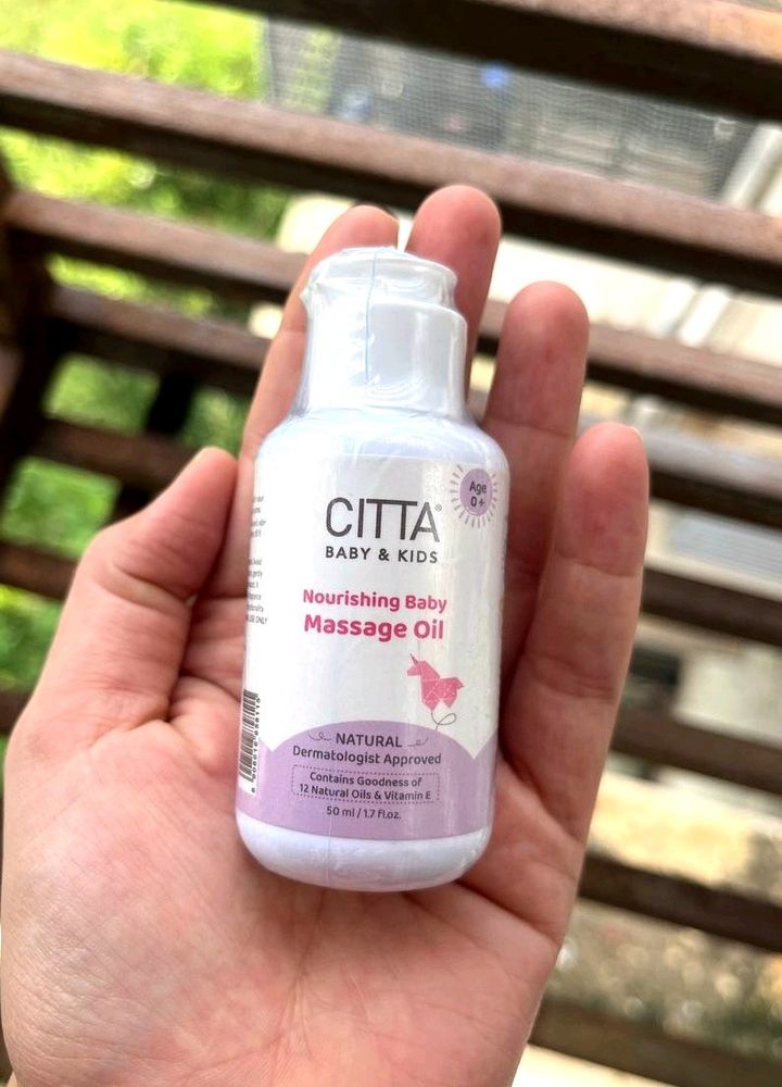 CITTA Natural Baby Massage Oil