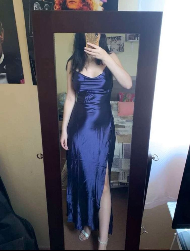 Satin Maxi Dress