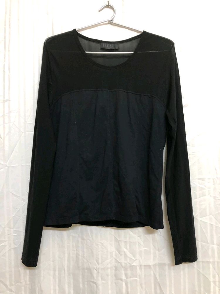 Black Long Sleeve Top