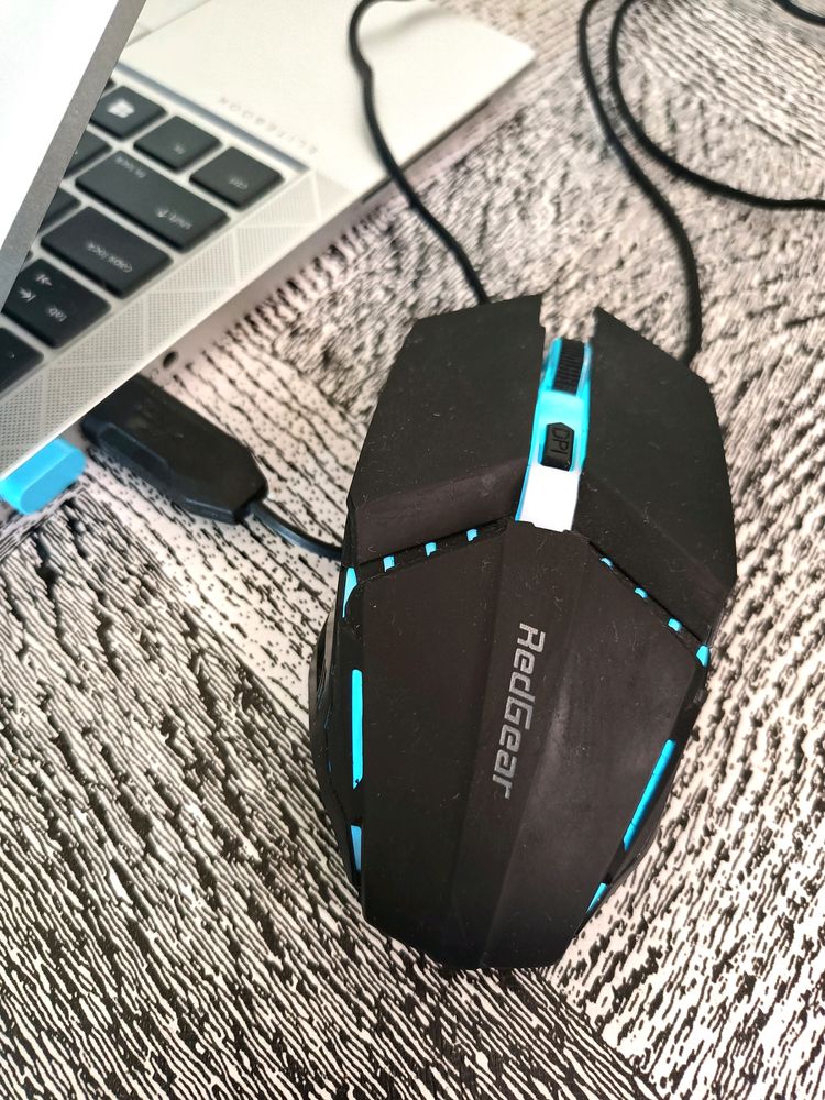 RedGear A-10 Wired Gaming Mouse With RGB LED