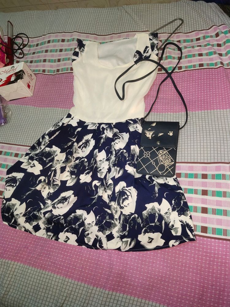 Kids Girls Dress + Bag