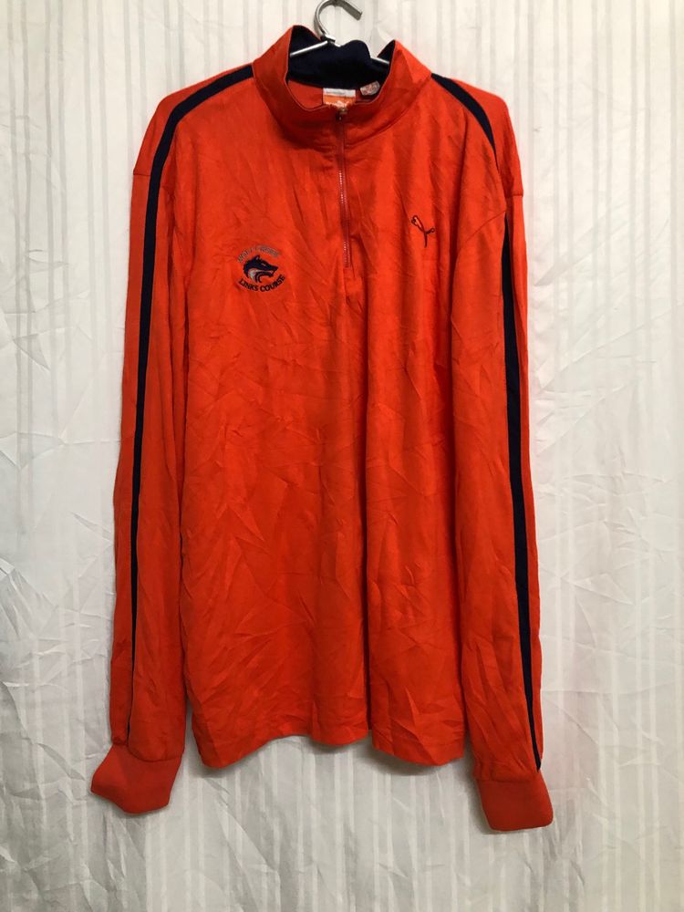 Puma Orange Long Sleeve T Shirt