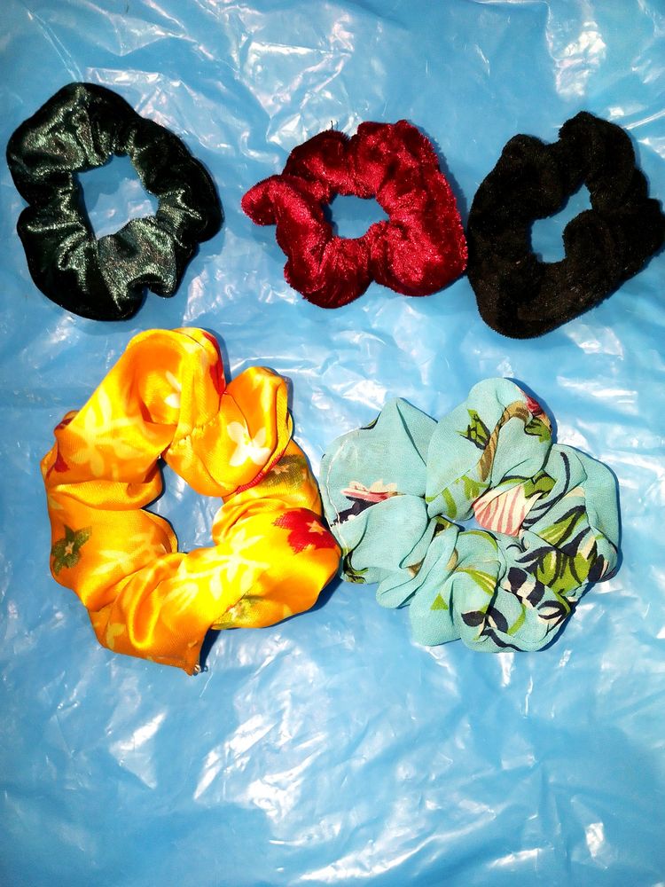 Fancy Scrunchies For Women - Kids- Girls