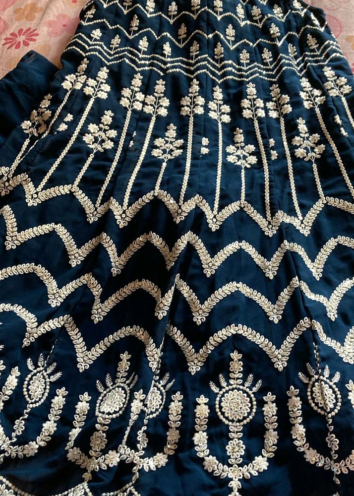 New Sharara Set Blue