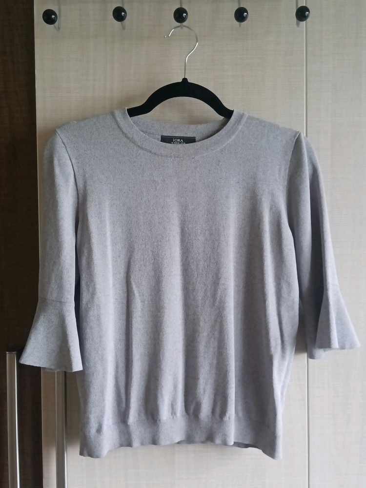 Silver Color Top From Iora