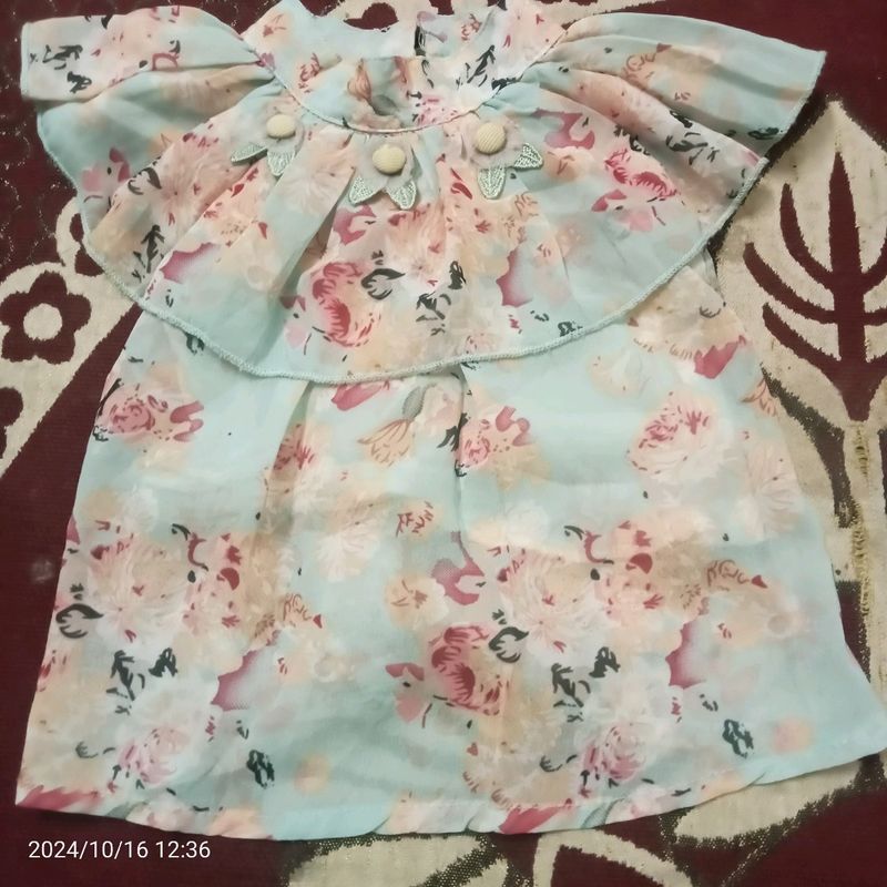 Baby Western Dress Top With Pant 18 Size