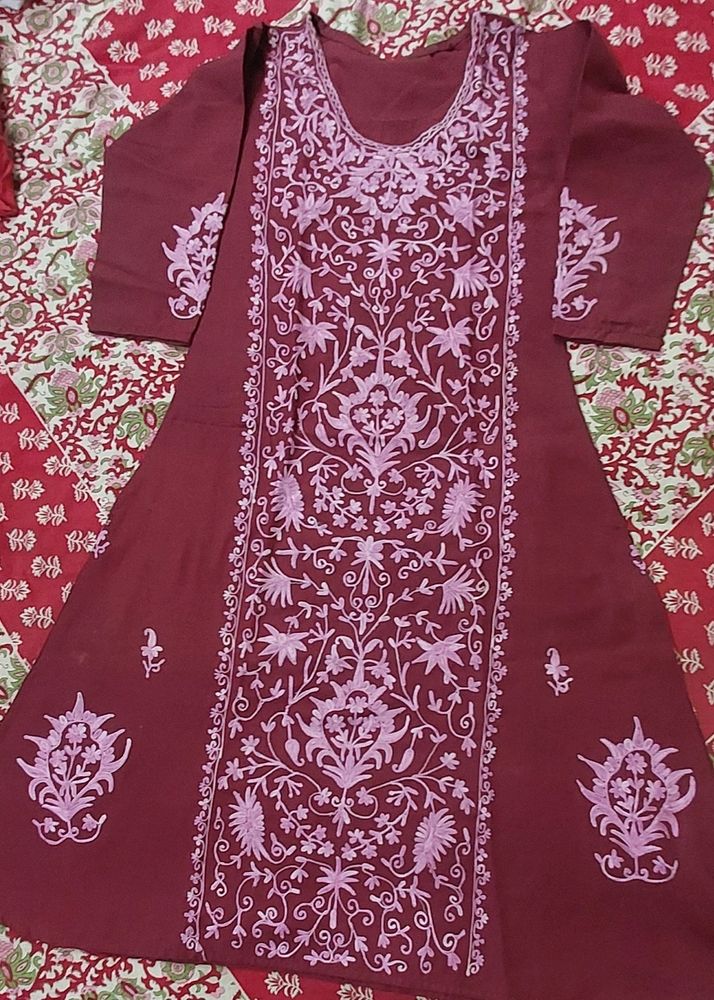 Kashmiri Heavy Embroidered Kurti