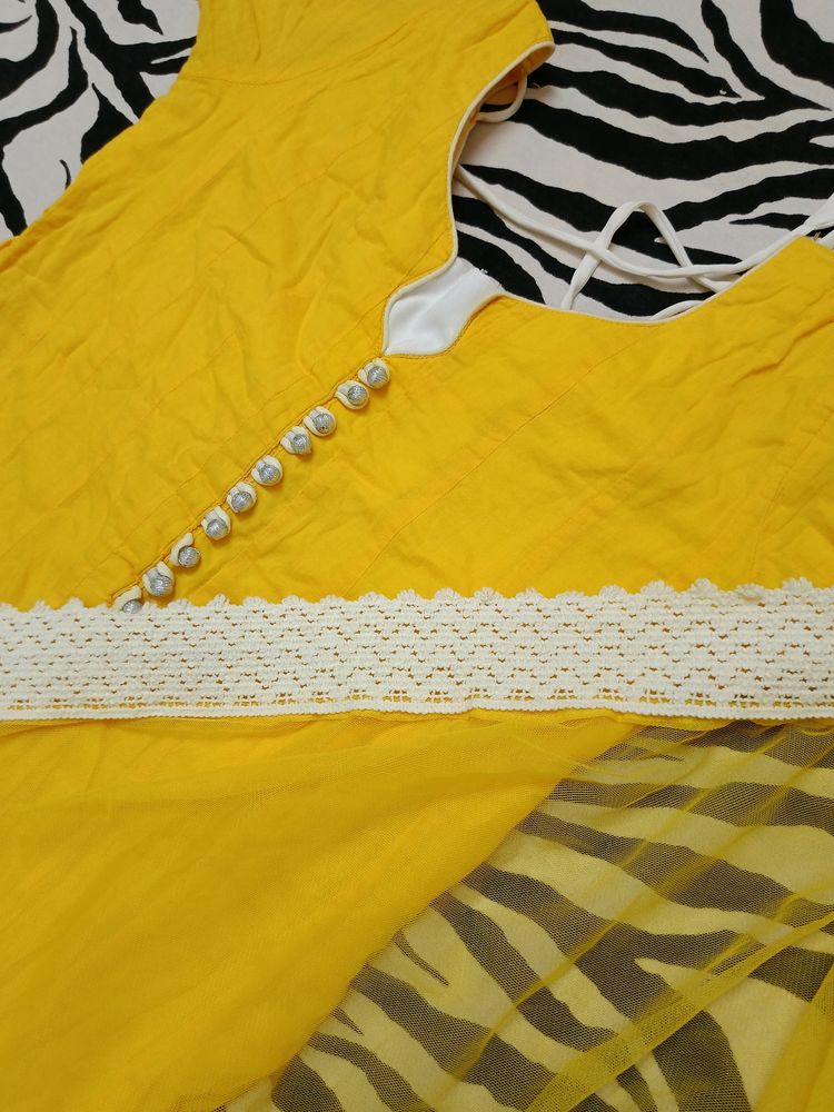 Elegant Yellow Kurta Set 🌼