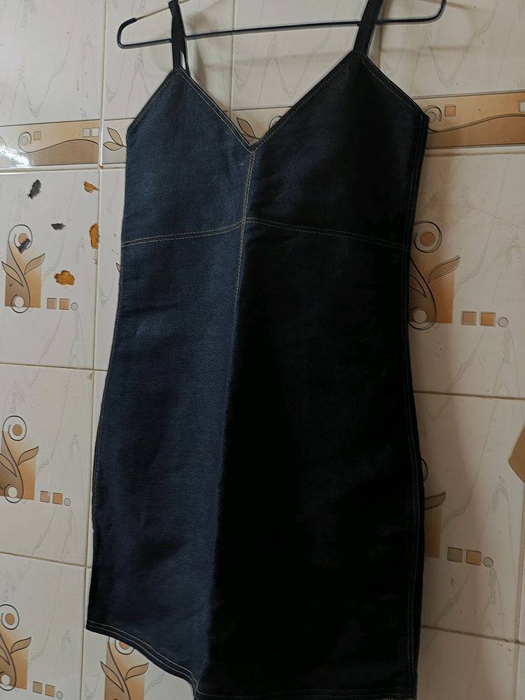 Denim Top Dark Blue