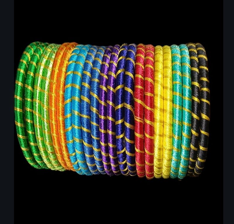 Thread Bangles Set Of 11