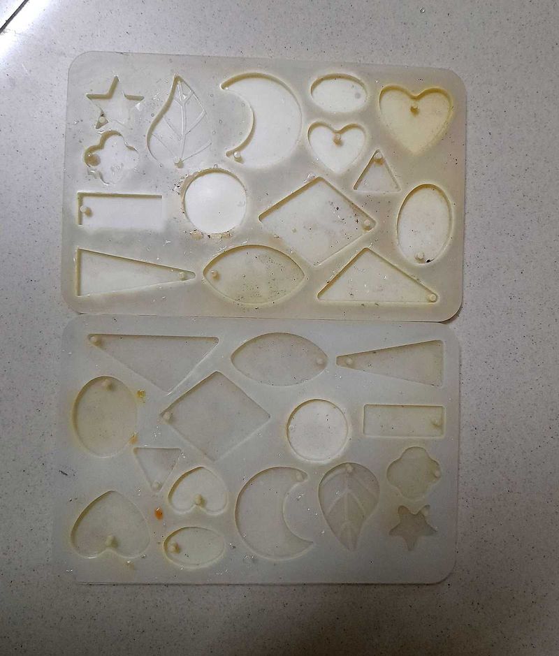 Resin Earing Keychain Mould Silicone