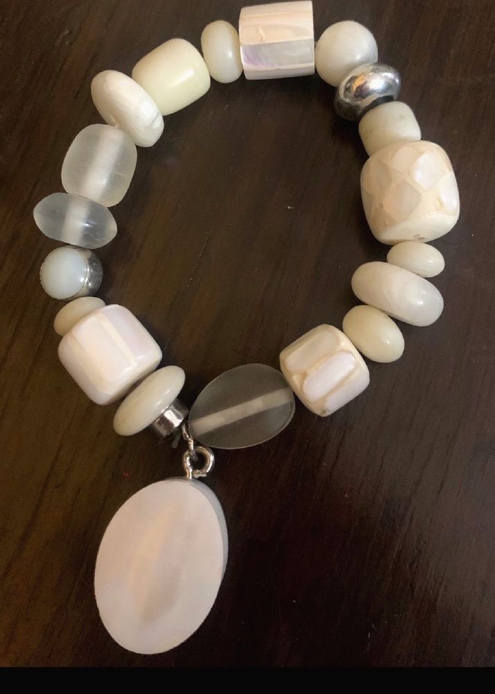 White Stone Bracelet