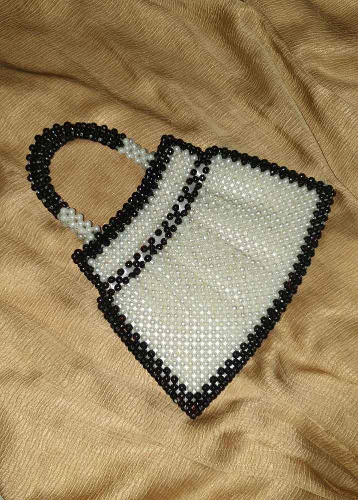 Pearl Beaded Fancy Handbag