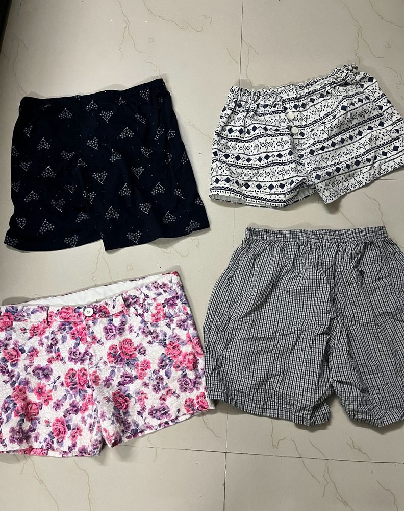 Neww Four Shorts Combo