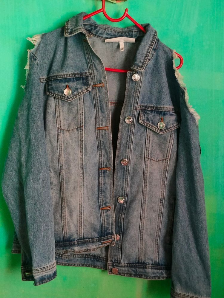 Souldier Cut Denim Jacket