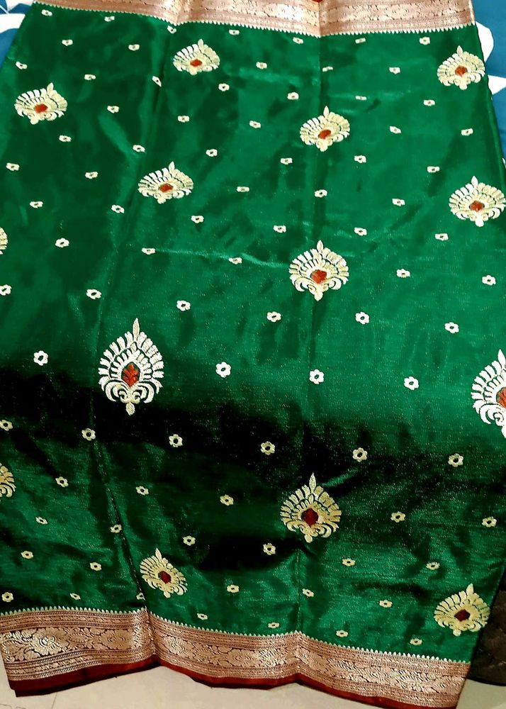 Satin Silk Festive Wear Saree