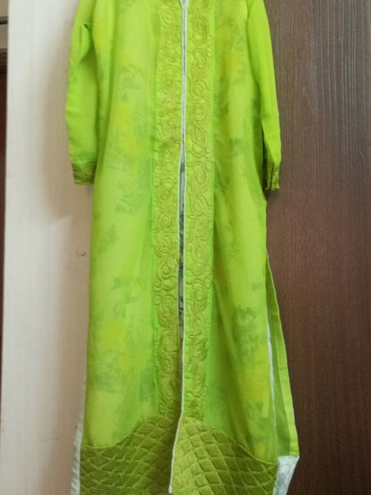 Green Georget Kurta