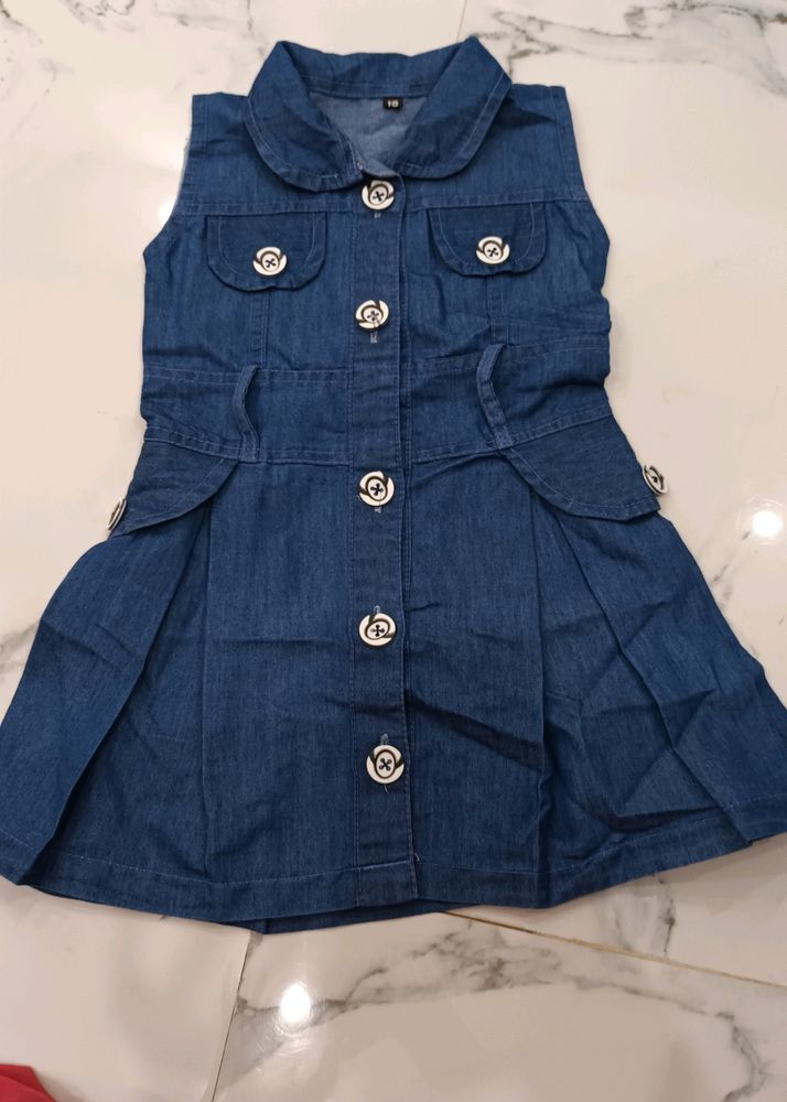 Denim Type Dress