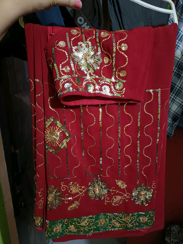 Sari With Blouse