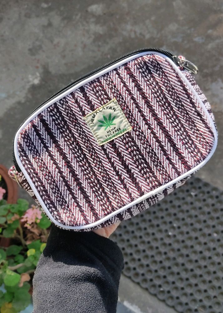 Organic Hemp Crossbody Bag