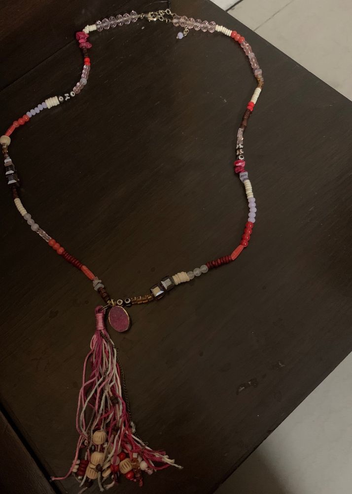 Very Elegant Multi-colored Beads Necklace