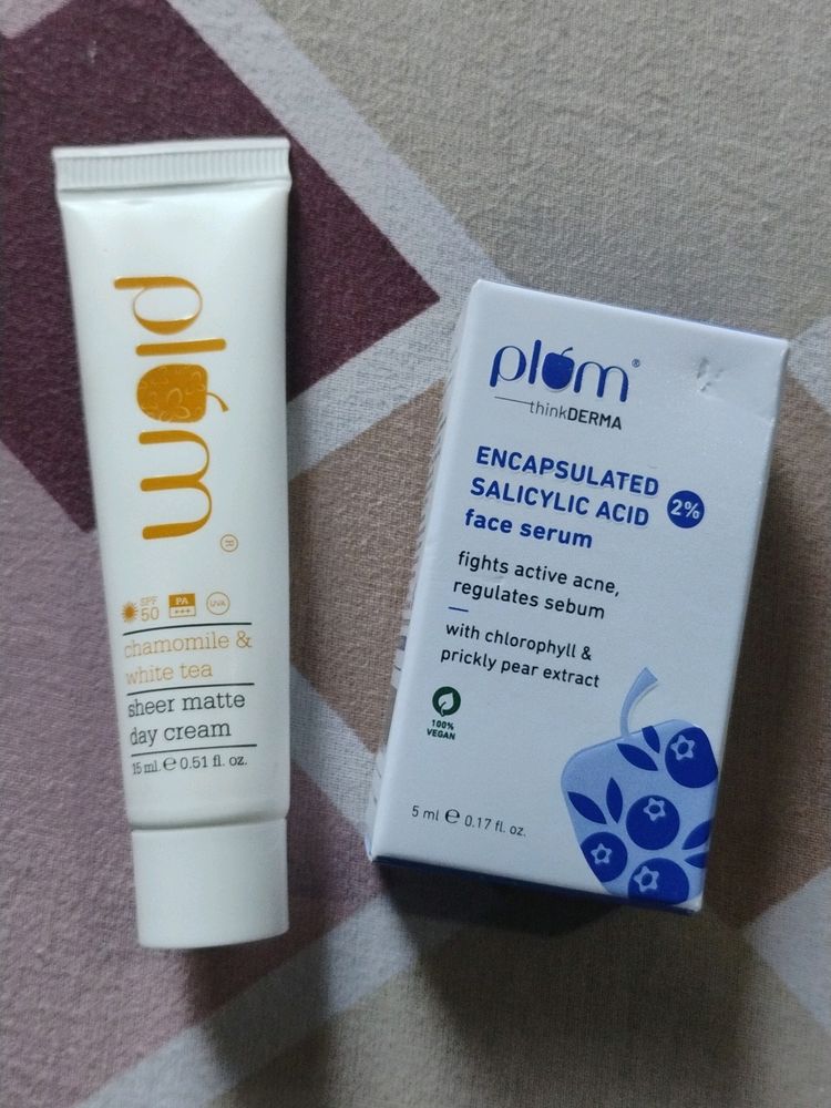 Plum Serum And Day Cream