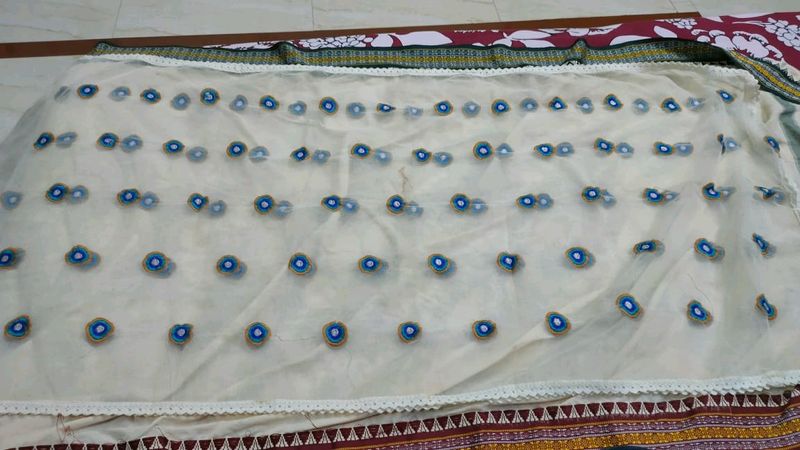 White Dupatta