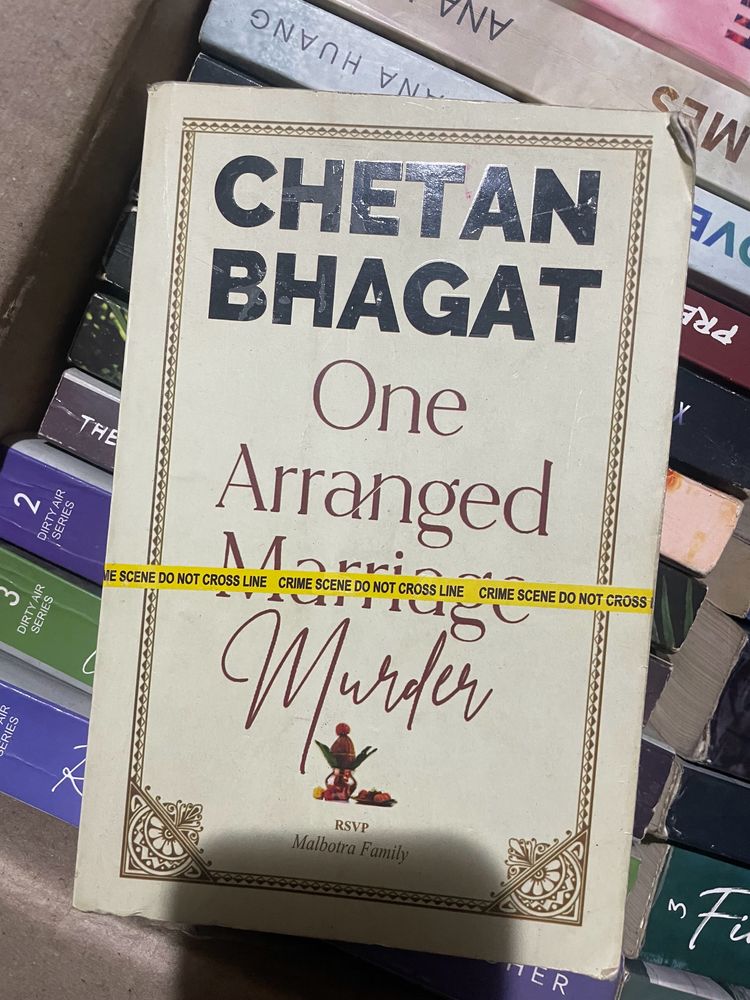 One arranged marriage murder by Chetan Bhagat