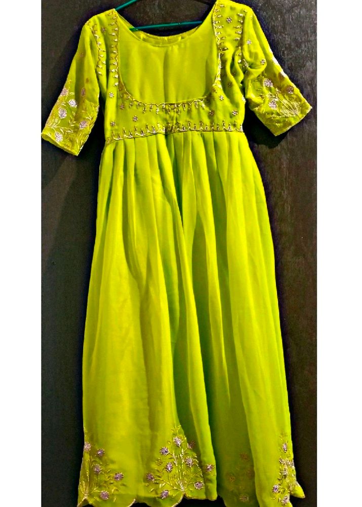 Beautiful Green Anarkali