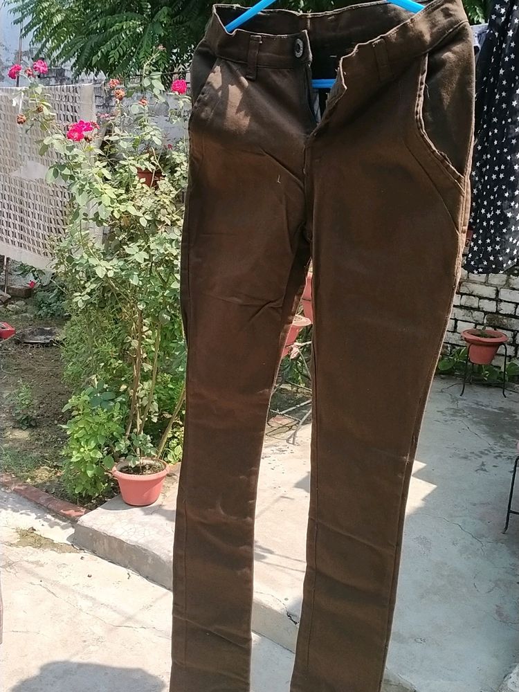 Stretchable Brown Jeans